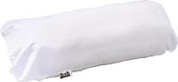 Satin Cover For Body Sport Cervical Roll Pillow, White Satin Cover For Body Sport Cervical Roll Pillow, White